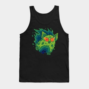 Slimy Ghost Fauxby in Green Tank Top